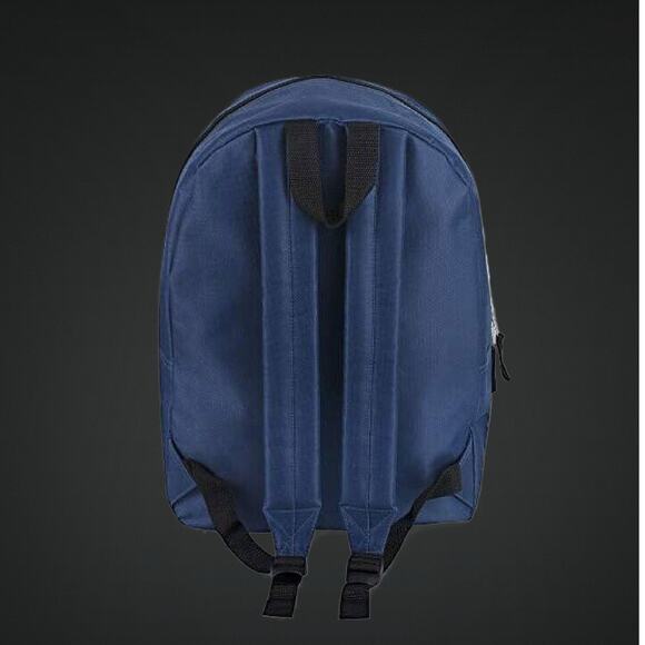 Navy Blue Trailmaker 17" Zippered Backpack With Adjustable Padded Straps - Picture 2 of 6